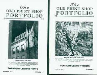Item #18-9506 The Old Print Shop Portfolio Vol. 49, no. 1 & Vol. 49, no. 6 (Twentieth-Century...