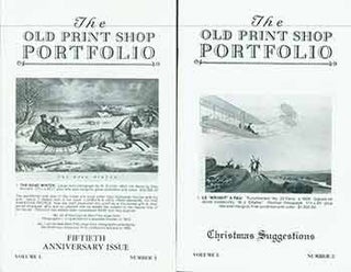 Item #18-9507 The Old Print Shop Portfolio Vol. 50, no. 1 (Fiftieth Anniversary Issue) & Vol. 50,...