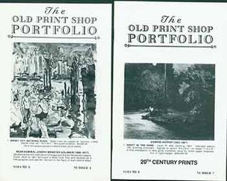 Item #18-9508 The Old Print Shop Portfolio Vol. 50, no. 4 & Vol. 50, no. 7 (Twentieth-Century...