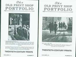 Item #18-9510 The Old Print Shop Portfolio Vol. 51, no. 7 (Twentieth-Century Prints) & Vol. 52,...