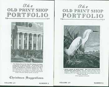 Item #18-9511 The Old Print Shop Portfolio Vol. 52, no. 3 (Christmas Suggestions) & Vol. 52, no. 5 (Two Gallery Catalogs). ed Harry S. Newman.
