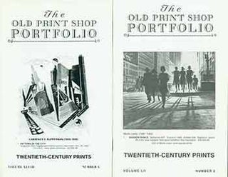 Item #18-9512 The Old Print Shop Portfolio Vol. 48, no. 6 (Twentieth-Century Prints) & Vol....