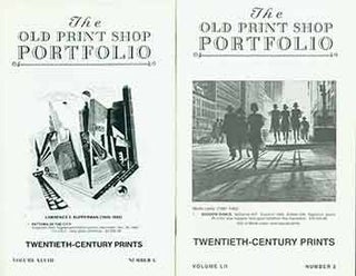 Item #18-9512 The Old Print Shop Portfolio Vol. 48, no. 6 (Twentieth-Century Prints) & Vol. 52,...