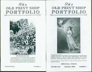 Item #18-9513 The Old Print Shop Portfolio Vol. 47, no. 3 & Vol. 64, no. 1 (Special Issue) (Two...