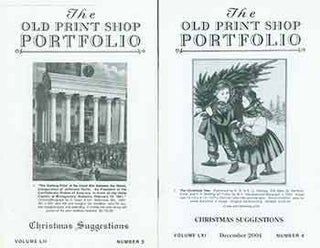 Item #18-9515 The Old Print Shop Portfolio Vol. 52, no. 3 (Christmas Suggestions) & Vol. 61,...