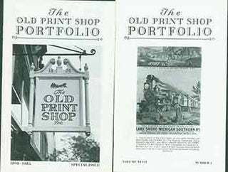 Item #18-9517 The Old Print Shop Portfolio 1898-1985 (Special Issue) & Vol. 47, no. 1 (Two...