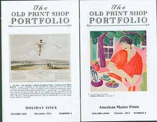 Item #18-9518 The Old Print Shop Portfolio Vol. 71 no. 3 (Holiday Issue) & Vol. 73, no. 2...