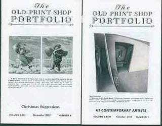 Item #18-9519 The Old Print Shop Portfolio Vol. 63 no. 4 (Christmas Suggestions) & Vol. 73,...