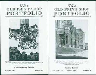 Item #18-9520 The Old Print Shop Portfolio Vol. 61 no. 1 (Contemporary Artists) & Vol. 62, no. 6...
