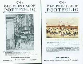 Item #18-9522 The Old Print Shop Portfolio Vol. 62 no. 4 (Twentieth-Century Prints) & Vol. 77 no....