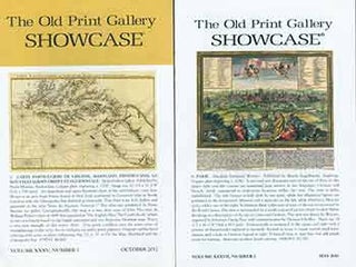 Item #18-9527 The Old Print Shop Gallery Showcase Vol. 35 no. 1 & Vol. 37 no. 2 (Two Gallery...