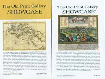 Item #18-9527 The Old Print Shop Gallery Showcase Vol. 35 no. 1 & Vol. 37 no. 2 (Two Gallery Catalogs). ed Laura Graham.