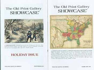 Item #18-9528 The Old Print Shop Gallery Showcase Vol. 36 no. 4 & Vol. 37 no. 1 (Two Gallery...