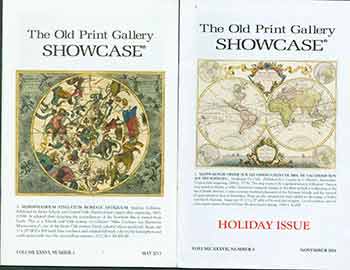 Item #18-9529 The Old Print Shop Gallery Showcase Vol. 36 no. 2 & Vol. 37 no. 4 (Two Gallery Catalogs). ed Laura Graham.