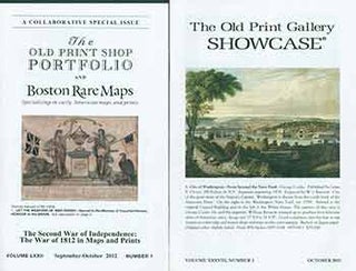 Item #18-9530 The Old Print Shop Portfolio and Boston Rare Maps Vol. 72 no. 1 (A Collaborative...