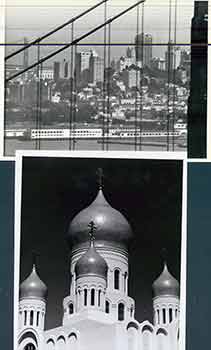 Item #18-9590 San Francisco hillside taken through Golden Gate Bridge, from Marin; Holy Virgin Cathedral(orthodox Russian church), San Francisco. (Two Original Photographs). Walt Zeboski.