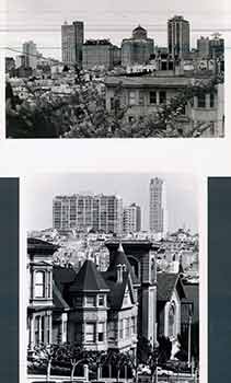 Item #18-9593 Two views of San Francisco homes and high rise buildings. (Two Original Photographs). Walt Zeboski.