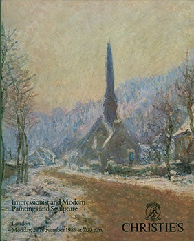 Item #19-0471 Impressionist And Modern Paintings and Sculpture 27 November 1989....