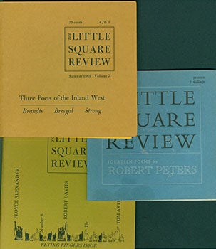 Item #19-0864 The Little Square Review Number 2, Volume 7, and Number 8. John Ridland