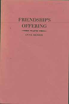 Item #19-10200 Friendship's Offering : An Essay on the Annuals and Gift Books of the 19th...