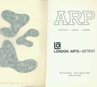Item #19-10226 Arp: Sculpture, Collage, Drawing. Jean Arp