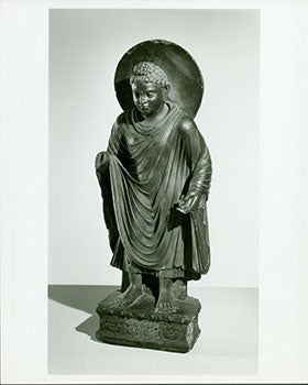 Item #19-1332 Photograph of Ancient Statue of Boddhisatva. Freer Gallery of Art, Chinese Artist,...