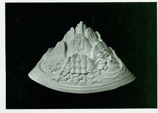 Item #19-1335 Photograph of Ancient Stone Sculpture of Landscape. Freer Gallery of Art, Chinese...
