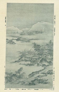 Item #19-1343 Photograph of Ancient Chinese Painting of Forest & Mountains. Freer Gallery of Art,...