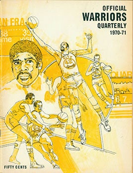Item #19-1634 Official Warriors Quarterly 1970-71. Program for game against New York Knicks...