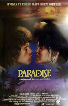 Item #19-2120 Paradise. Embassy, RSL Films, starring Phoebe Cates, Stuart Gillard