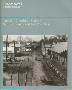 Item #19-2218 Fine Photographs. October 18, 2005. San Francisco and Los Angeles. Sale # 13229....