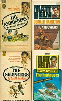 Donald Hamilton - The Silencers. The Ambushers (X2). The Intriguers