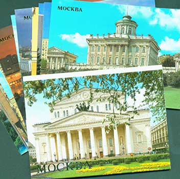 Item #19-2698 Moskva. Komplekt otkrytok = Moscow. Flash Cards. M. Tolmacheva, V. Poljakova, Art.