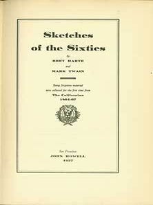 Item #19-2804 Sketches of the Sixties. Being Forgotten Material Now Collected For the First Time...