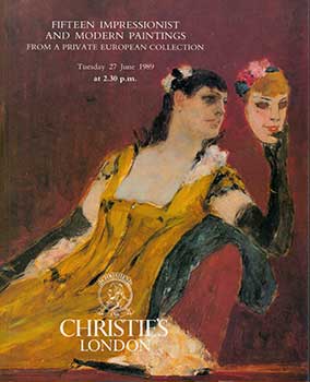 Christie's (London) - Fifteen Impressionist and Modern Paintings from a Private European Collection. June 27, 1989. London. Sale # Massif-4048. Lot #S 250-264