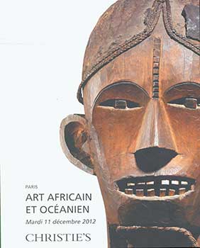 Item #19-3196 Art Africain et Oceanien. December 11, 2012. Sale # ROBERT-3521. Lots #s 1-91....