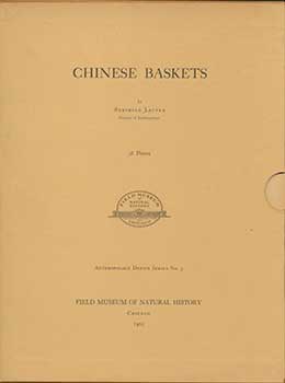 Item #19-4641 Chinese Baskets. [Anthropology Design Series, 3.]. Berthold Laufer