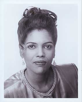 Item #19-4818 Portrait of soprano Marquita Lister, 1995. Columbia Artists Management Inc