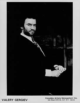 Valery Gergiev; Columbia Artists Management Inc - Portrait of Opera Conductor Valery Gergiev