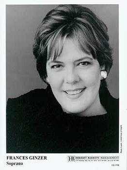 Item #19-4965 Portrait of opera soprano Frances Ginzer. Frances Ginzer, Christian Steiner,...