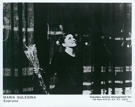 Maria Gulegina; Columbia Artists Management Inc - Portrait of Opera Soprano Maria Gulegina