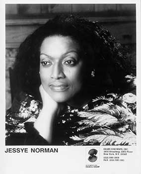 Jessye Norman; Christian Steiner (Photographer); Shaw Concerts, Inc - Portrait of Opera Soprano Jessye Norman