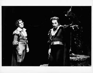 Item #19-5298 Photograph of tenor Barry McCauley as Faust and James Courtney as Mephistopheles....