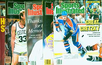 Item #19-5339 40 Sports Illustrated issues from 1987. Sports Illustrated.