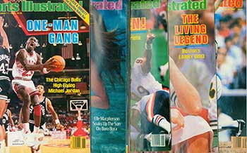 Item #19-5340 38 Sports Illustrated issues from 1986. Sports Illustrated.