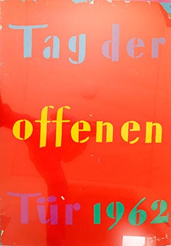 Item #19-5387 Tag Der Offenen Tur 1962. [Open Door Days, 1962]. Richard Blank, artist
