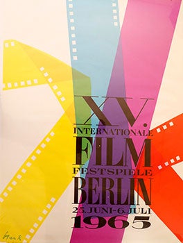 Richard Blank (artist) - XV Internationale Film Festspiele Berlin: 25 Juni - 6 Juli 1965