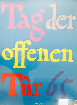 Item #19-5415 Tag Der Offenen Tur 65. [Open Door Days, 65]. Richard Blank, artist