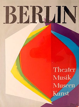 Item #19-5427 Berlin: Theater, Musik, Museen, Kunst. Richard Blank, artist