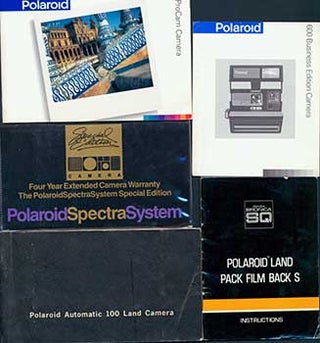Item #19-5561 Polaroid manuals for the Automatic 100 Land Camera, the 600 Busines Edition Camera,...